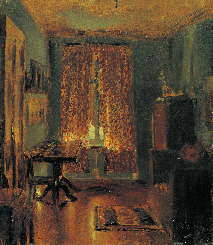  Adolpyh Von Menzel —— 夜市街画家的房间